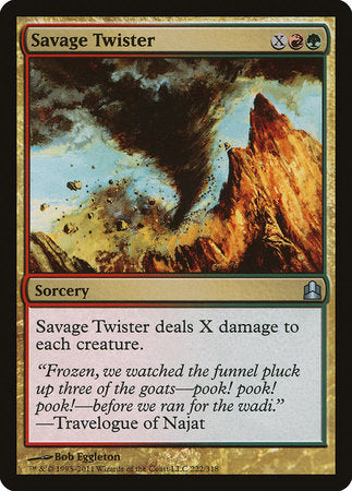 Savage Twister [Commander 2011] | Tabernacle Games
