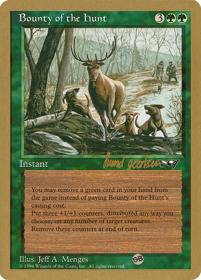 Bounty of the Hunt (Svend Geertsen) (SB) [World Championship Decks 1997] | Tabernacle Games