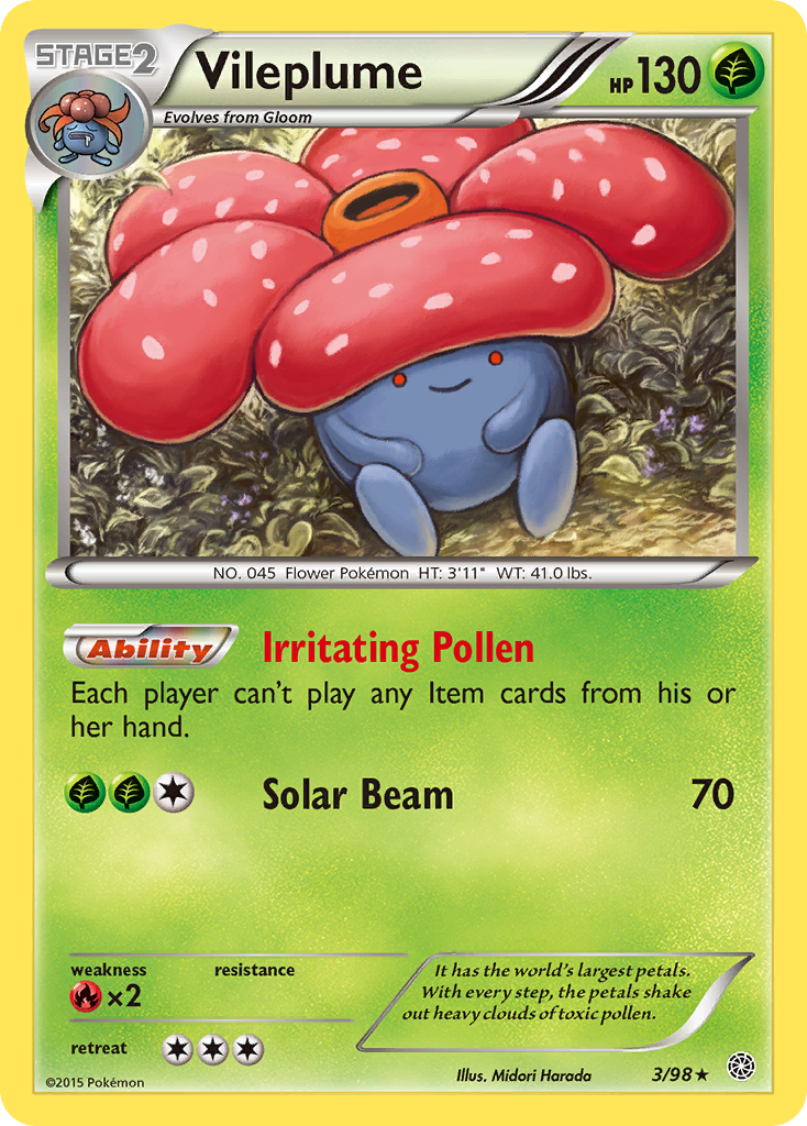 Vileplume (3/98) [XY: Ancient Origins] | Tabernacle Games