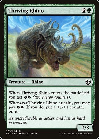 Thriving Rhino [Kaladesh] | Tabernacle Games