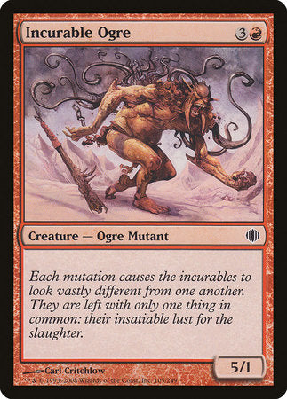 Incurable Ogre [Shards of Alara] | Tabernacle Games