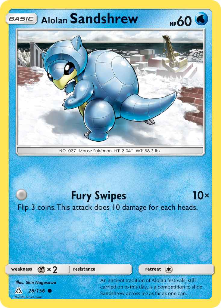 Alolan Sandshrew (28/156) [Sun & Moon: Ultra Prism] | Tabernacle Games