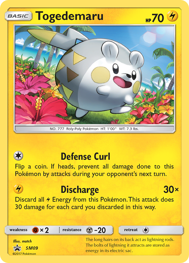 Togedemaru (SM09) [Sun & Moon: Black Star Promos] | Tabernacle Games