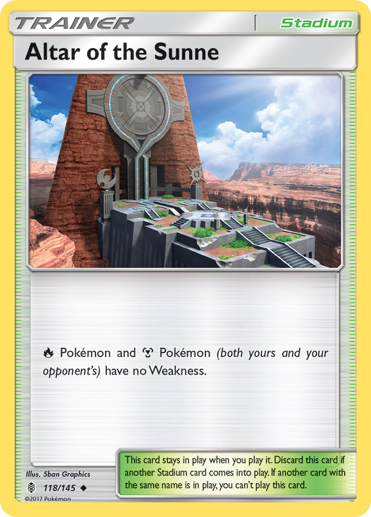 Altar of the Sunne (118/145) [Sun & Moon: Guardians Rising] | Tabernacle Games