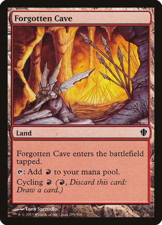 Forgotten Cave [Commander 2013] | Tabernacle Games