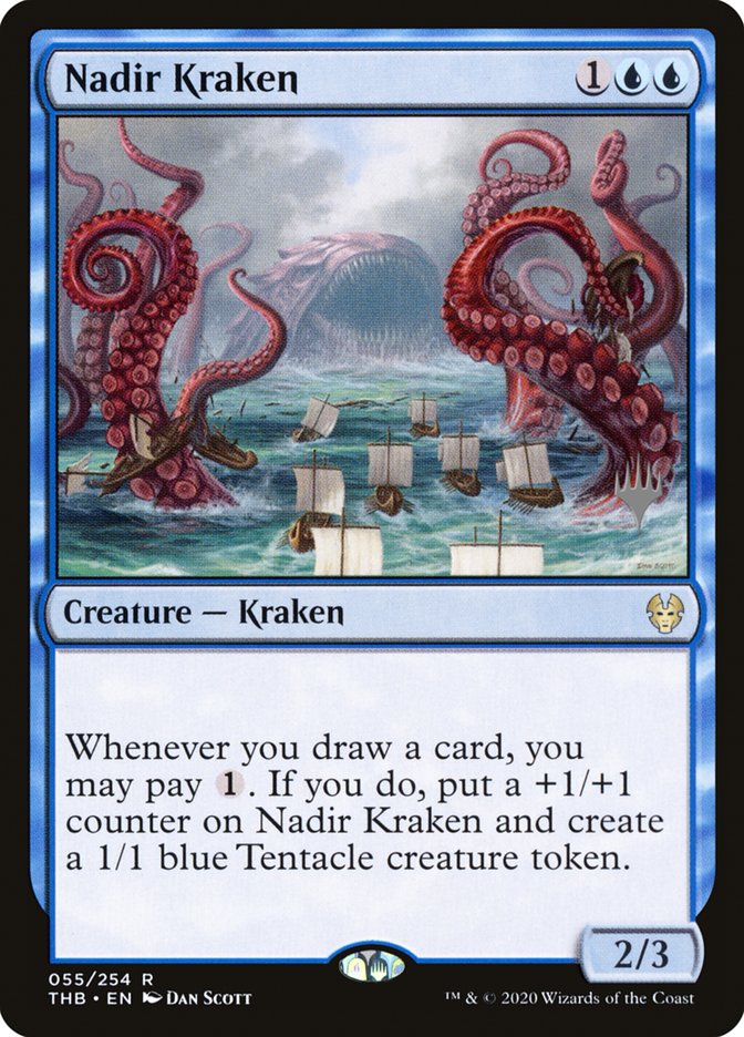 Nadir Kraken (Promo Pack) [Theros Beyond Death Promos] | Tabernacle Games