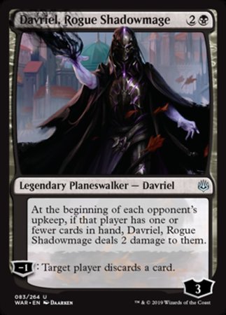 Davriel, Rogue Shadowmage [War of the Spark] | Tabernacle Games