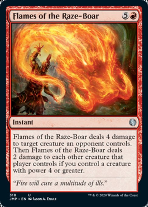 Flames of the Raze-Boar [Jumpstart] | Tabernacle Games