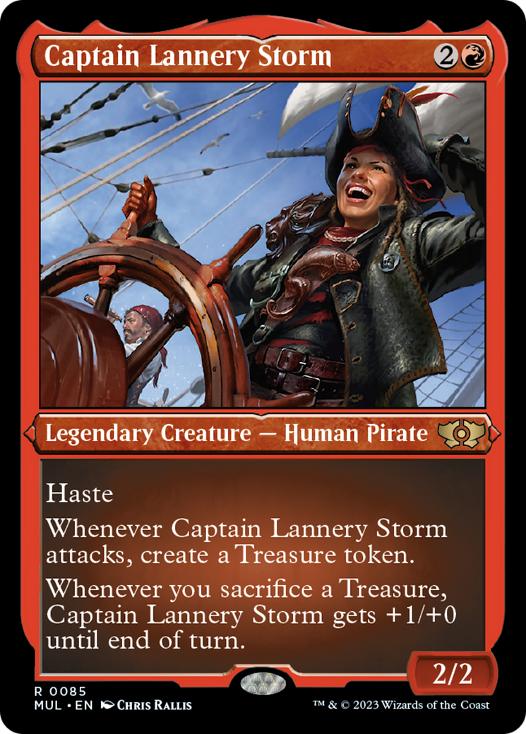Captain Lannery Storm (Foil Etched) [Multiverse Legends] | Tabernacle Games