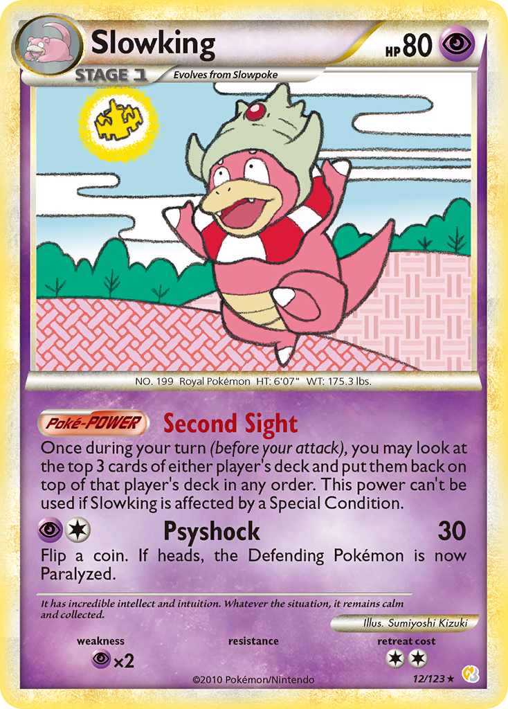 Slowking (12/123) [HeartGold & SoulSilver: Base Set] | Tabernacle Games