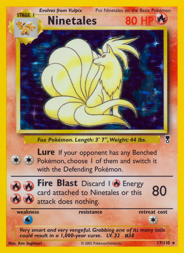 Ninetales (17/110) [Legendary Collection] | Tabernacle Games