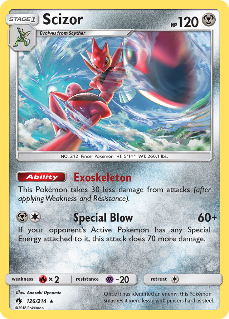 Scizor (126/214) [Sun & Moon: Lost Thunder] | Tabernacle Games