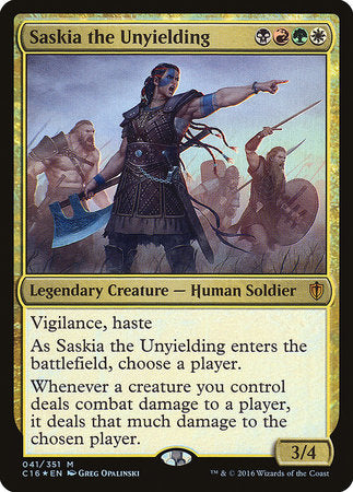Saskia the Unyielding [Commander 2016] | Tabernacle Games