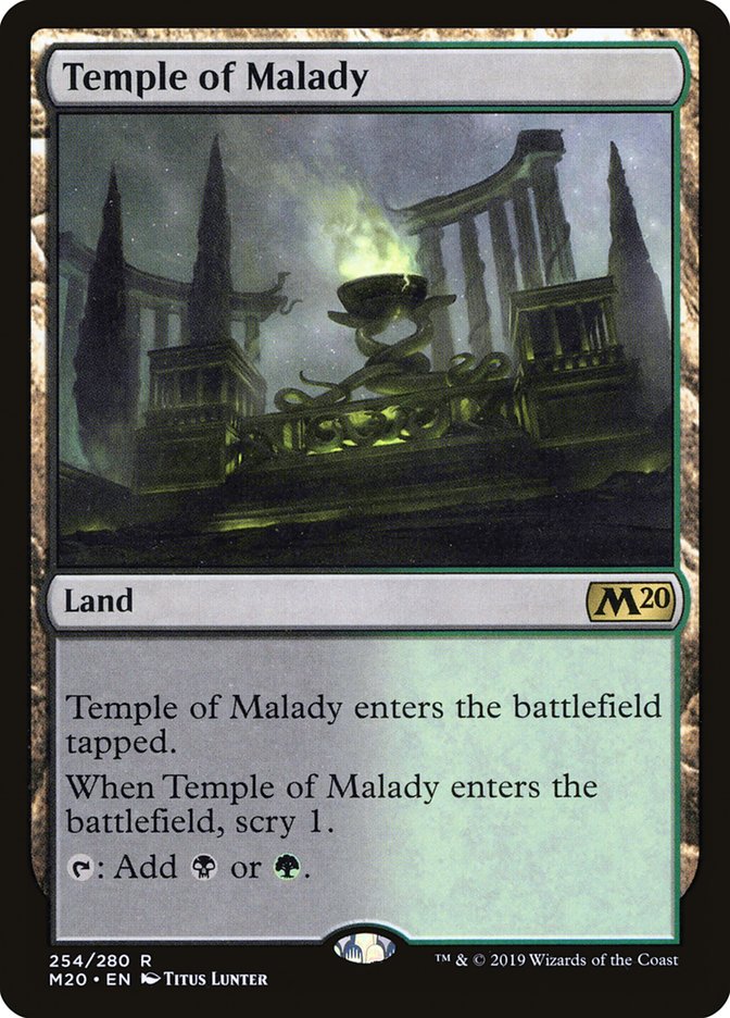 Temple of Malady [Core Set 2020] | Tabernacle Games