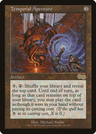 Temporal Aperture [Urza's Saga] | Tabernacle Games