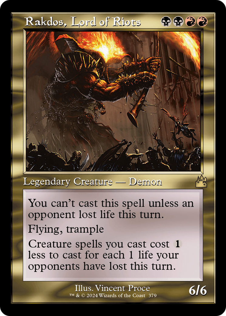 Rakdos, Lord of Riots (Retro Frame) [Ravnica Remastered] | Tabernacle Games