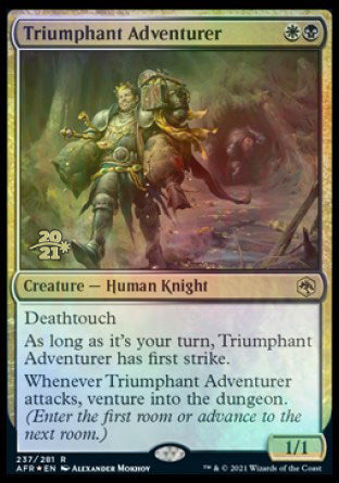 Triumphant Adventurer [Dungeons & Dragons: Adventures in the Forgotten Realms Prerelease Promos] | Tabernacle Games