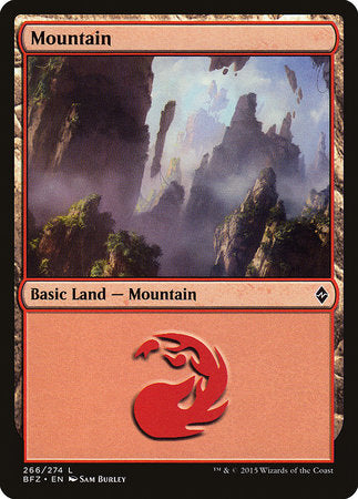Mountain (266) [Battle for Zendikar] | Tabernacle Games