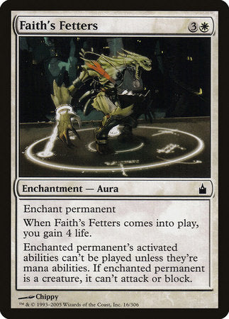 Faith's Fetters [Ravnica: City of Guilds] | Tabernacle Games