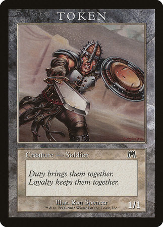 Soldier Token (Onslaught) [Magic Player Rewards 2002] | Tabernacle Games