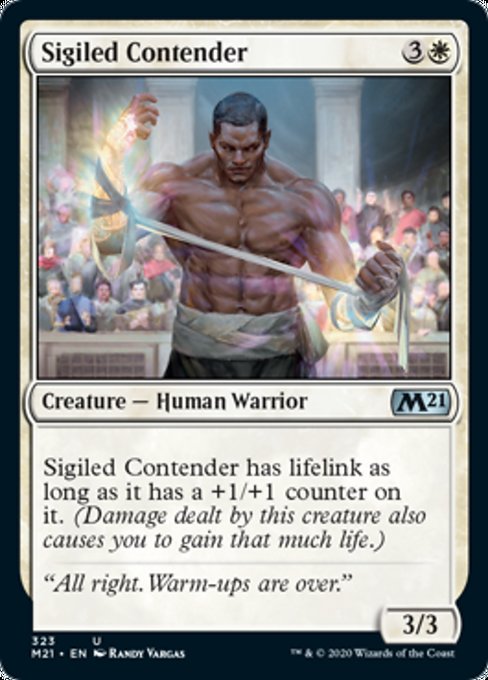 Sigiled Contender [Core Set 2021] | Tabernacle Games