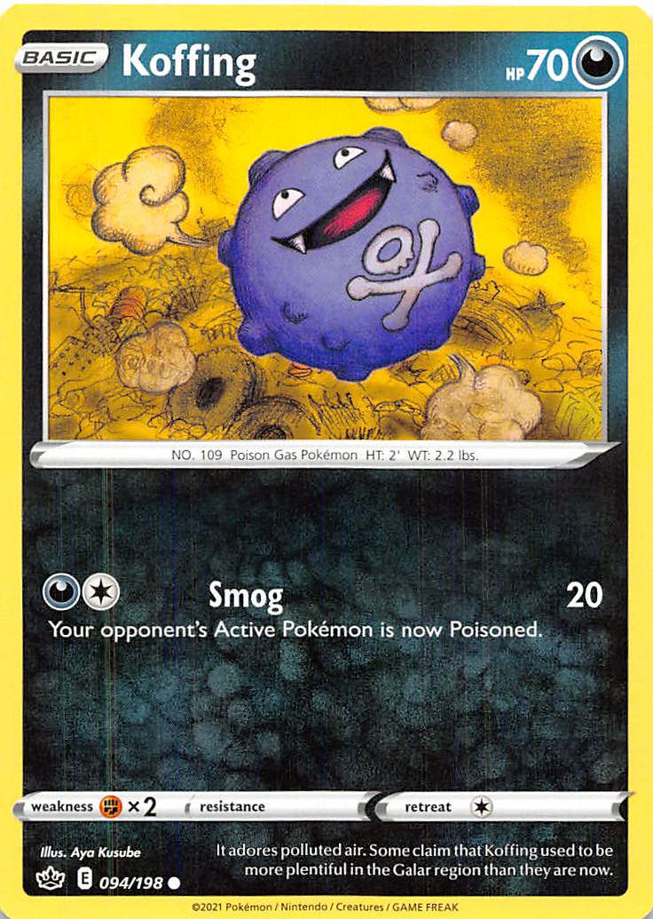 Koffing (094/198) [Sword & Shield: Chilling Reign] | Tabernacle Games