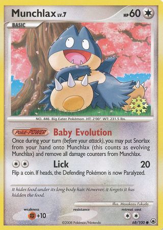 Munchlax (68/100) [Countdown Calendar Promos] | Tabernacle Games