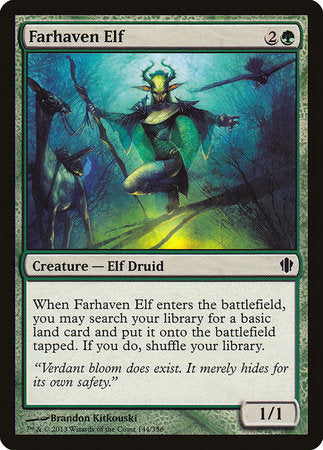 Farhaven Elf [Commander 2013] | Tabernacle Games