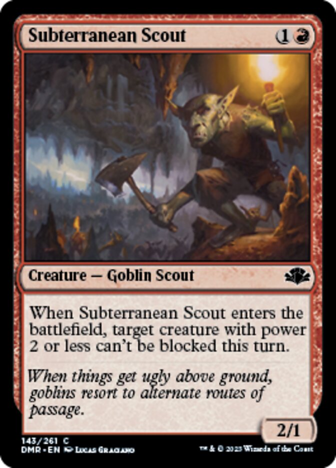 Subterranean Scout [Dominaria Remastered] | Tabernacle Games