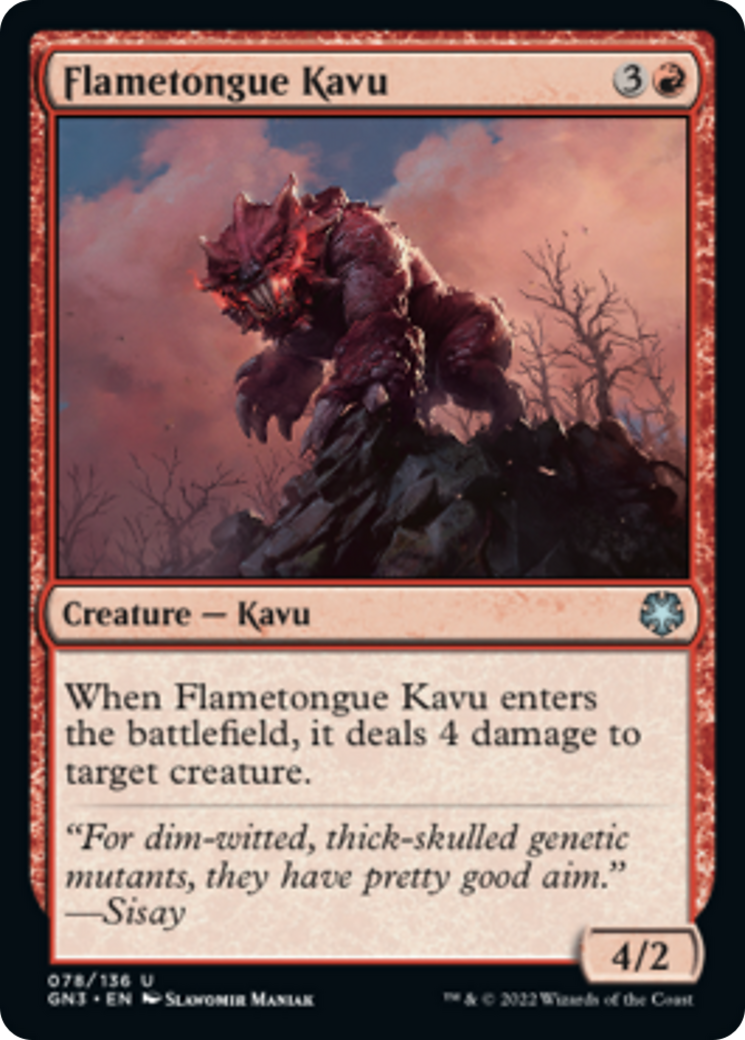 Flametongue Kavu [Game Night: Free-for-All] | Tabernacle Games