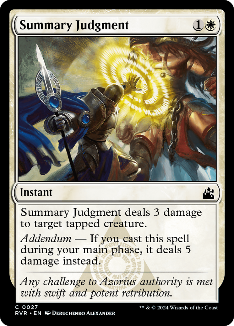 Summary Judgment [Ravnica Remastered] | Tabernacle Games