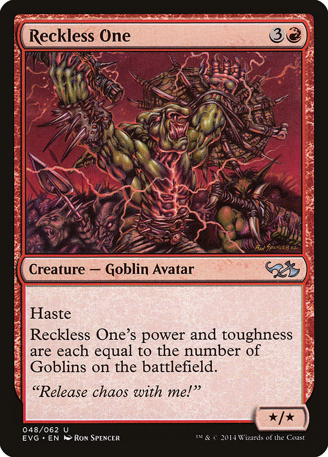 Reckless One (Elves vs. Goblins) [Duel Decks Anthology] | Tabernacle Games
