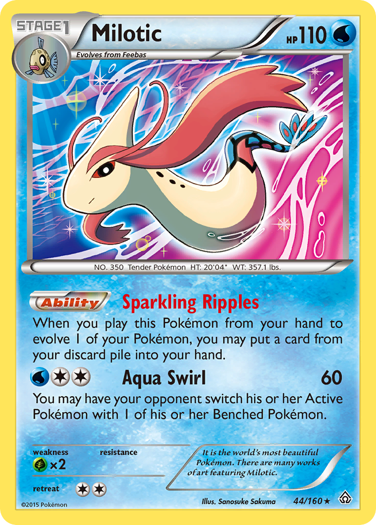 Milotic (44/160) [XY: Primal Clash] | Tabernacle Games