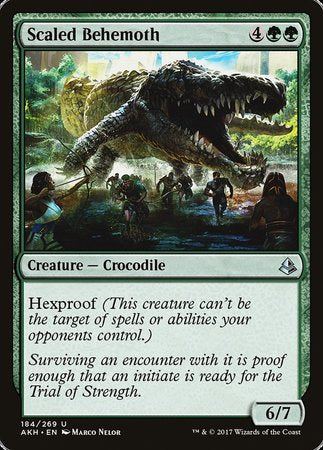 Scaled Behemoth [Amonkhet] | Tabernacle Games
