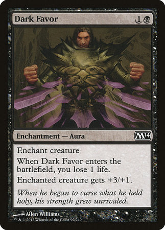 Dark Favor [Magic 2014] | Tabernacle Games