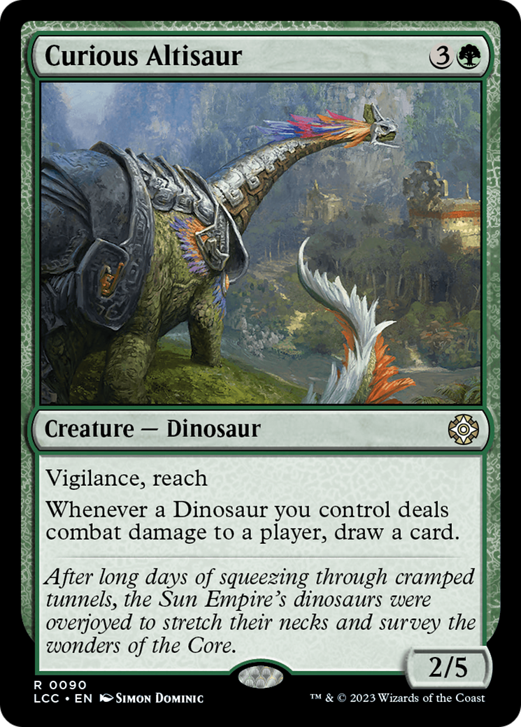 Curious Altisaur [The Lost Caverns of Ixalan Commander] | Tabernacle Games