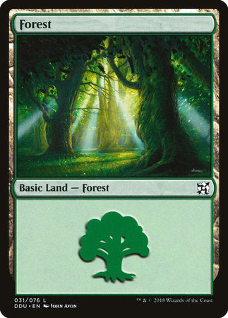 Forest (31) [Duel Decks: Elves vs. Inventors] | Tabernacle Games