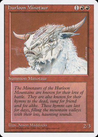 Hurloon Minotaur [Fourth Edition] | Tabernacle Games