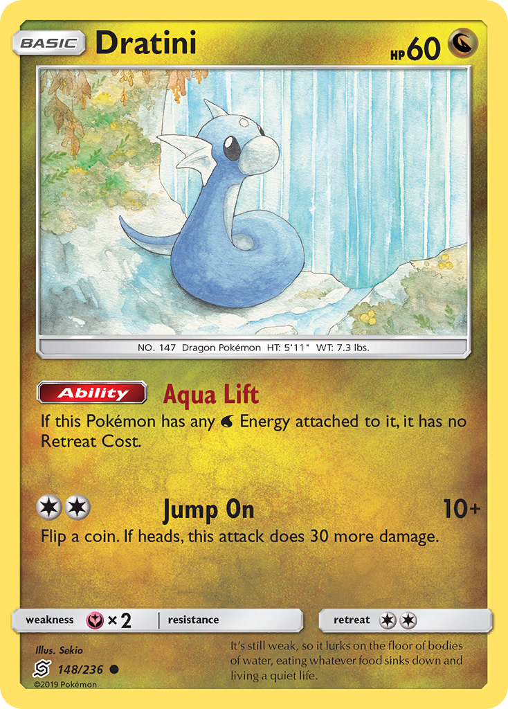 Dratini (148/236) [Sun & Moon: Unified Minds] | Tabernacle Games