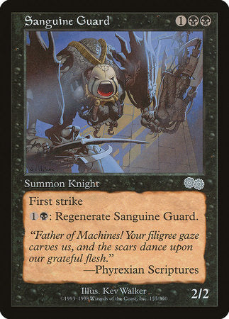 Sanguine Guard [Urza's Saga] | Tabernacle Games