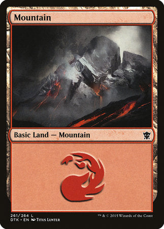 Mountain (261) [Dragons of Tarkir] | Tabernacle Games