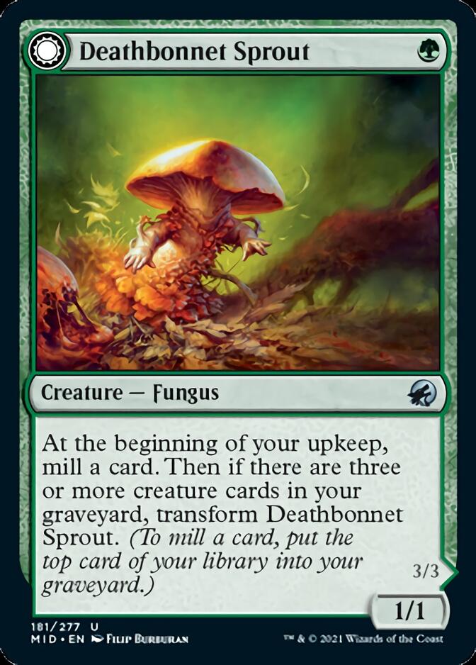 Deathbonnet Sprout // Deathbonnet Hulk [Innistrad: Midnight Hunt] | Tabernacle Games