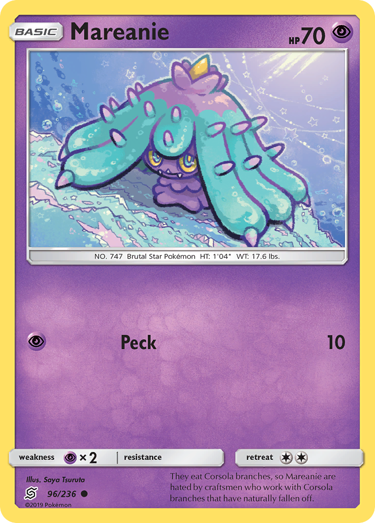 Mareanie (96/236) [Sun & Moon: Unified Minds] | Tabernacle Games