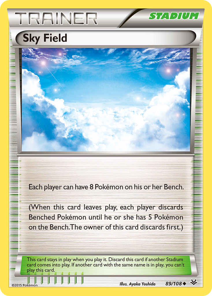 Sky Field (89/108) [XY: Roaring Skies] | Tabernacle Games