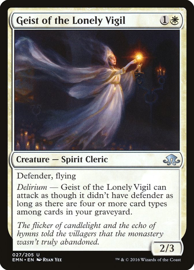 Geist of the Lonely Vigil [Eldritch Moon] | Tabernacle Games