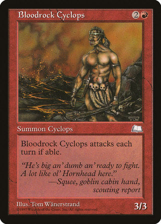 Bloodrock Cyclops [Weatherlight] | Tabernacle Games
