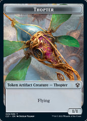 Golem (027) // Thopter Token [Commander 2021 Tokens] | Tabernacle Games