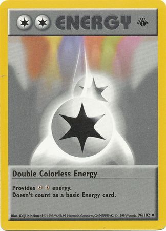 Double Colorless Energy (96/102) (Shadowless) [Base Set 1st Edition] | Tabernacle Games