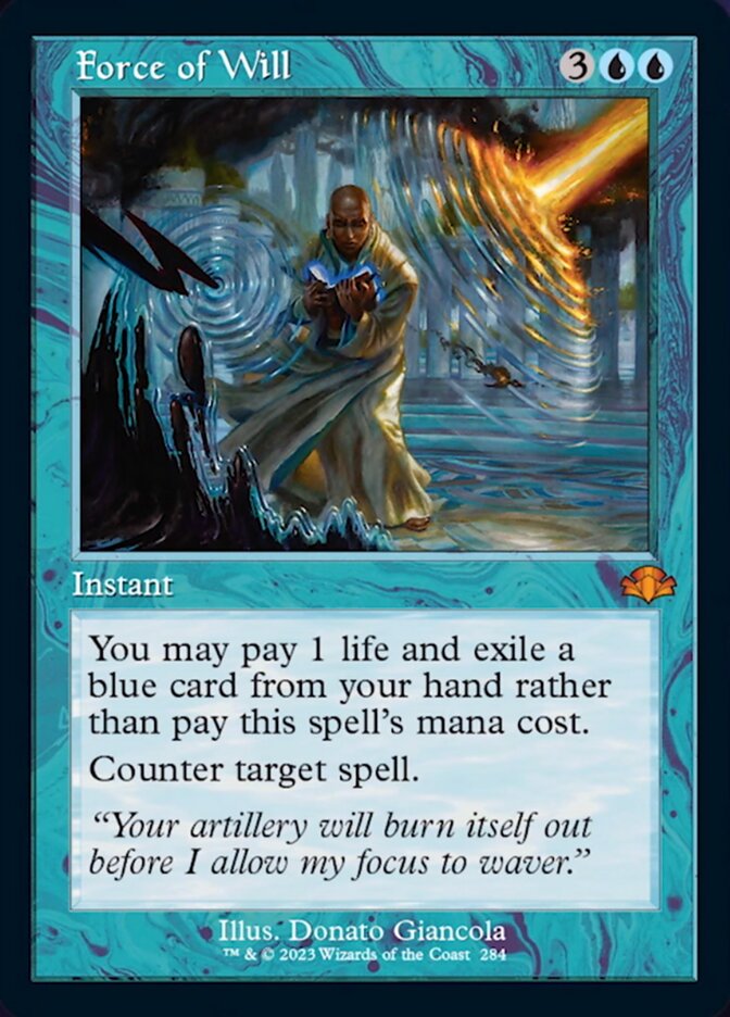 Force of Will (Retro) [Dominaria Remastered] | Tabernacle Games