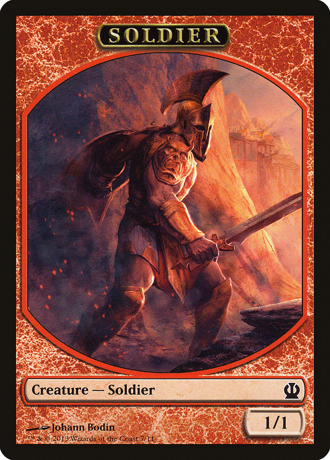 Soldier (7/11) [Theros Tokens] | Tabernacle Games